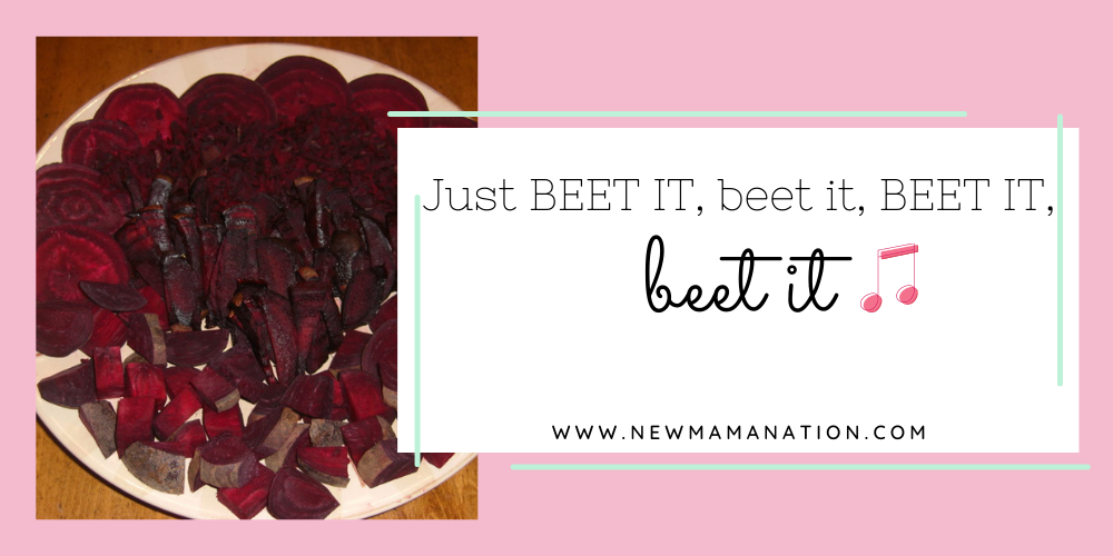 ♫ Just BEET IT, beet it, BEET IT, beet it ♫