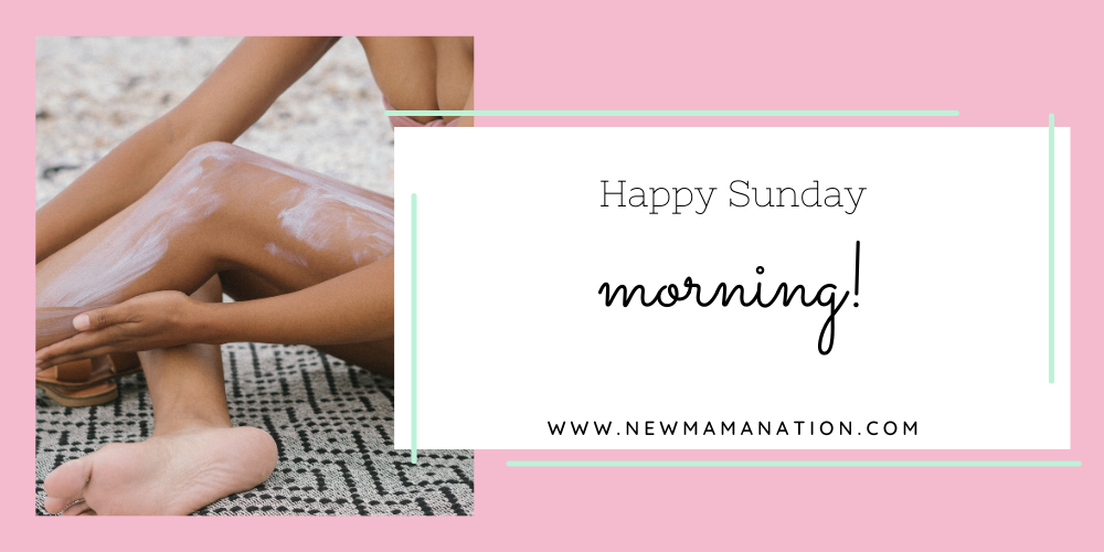 Happy Sunday Morning!