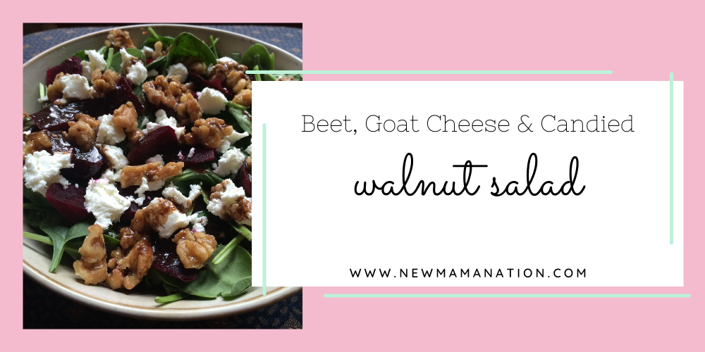 Beet, Goat Cheese & Candied Walnut Salad